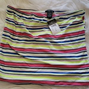 Striped crop top